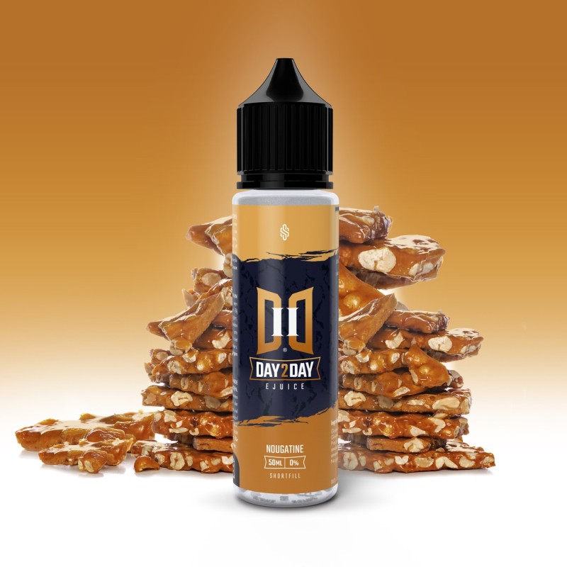 E-liquide Nougatine Abricot Day2Day | Vape Gourmande Sucrée